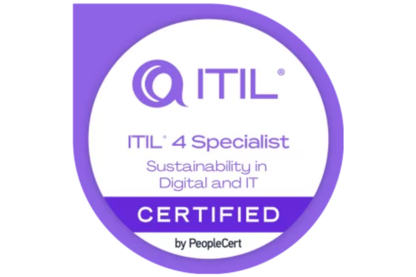 ITIL® 4 Specialist: Sustainability in Digital & IT Course & Examination