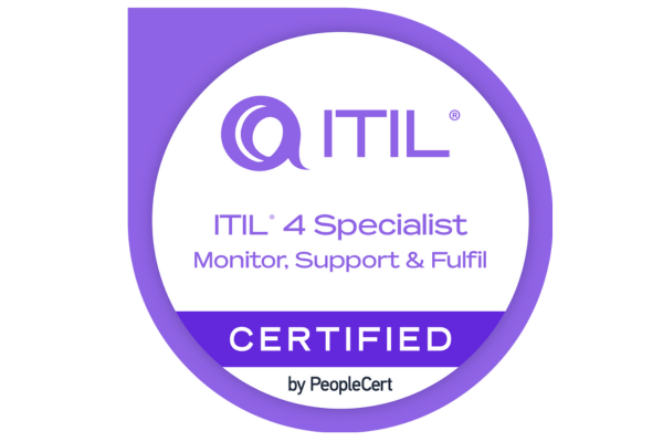 ITIL® 4 Specialist: Monitor, Support & Fulfil Course & Examination